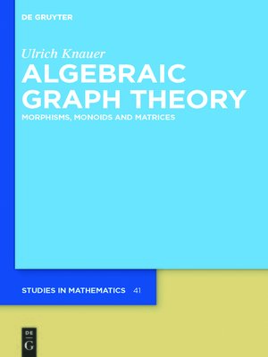 cover image of Algebraic Graph Theory